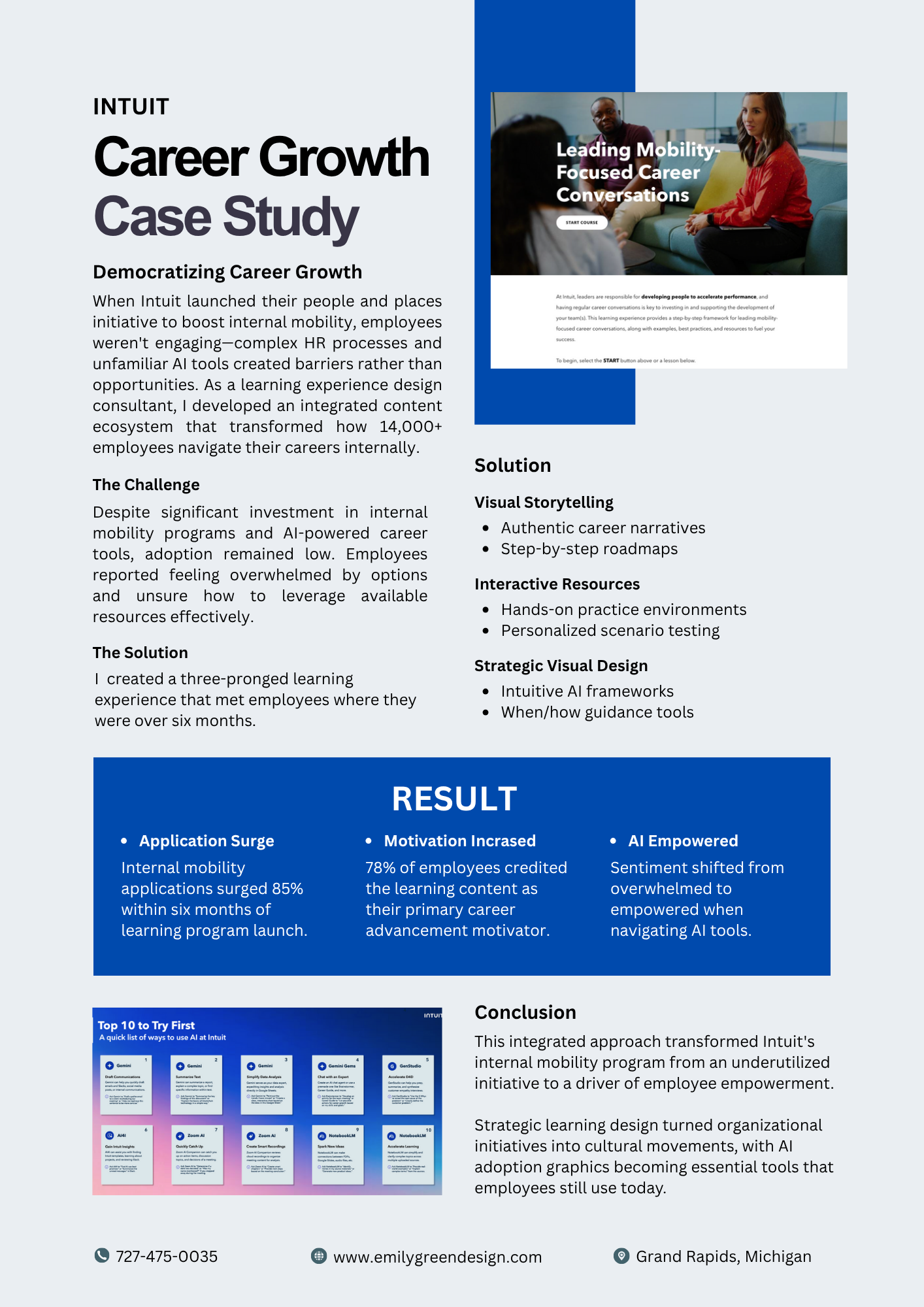 Intuit Career Growth — case study document