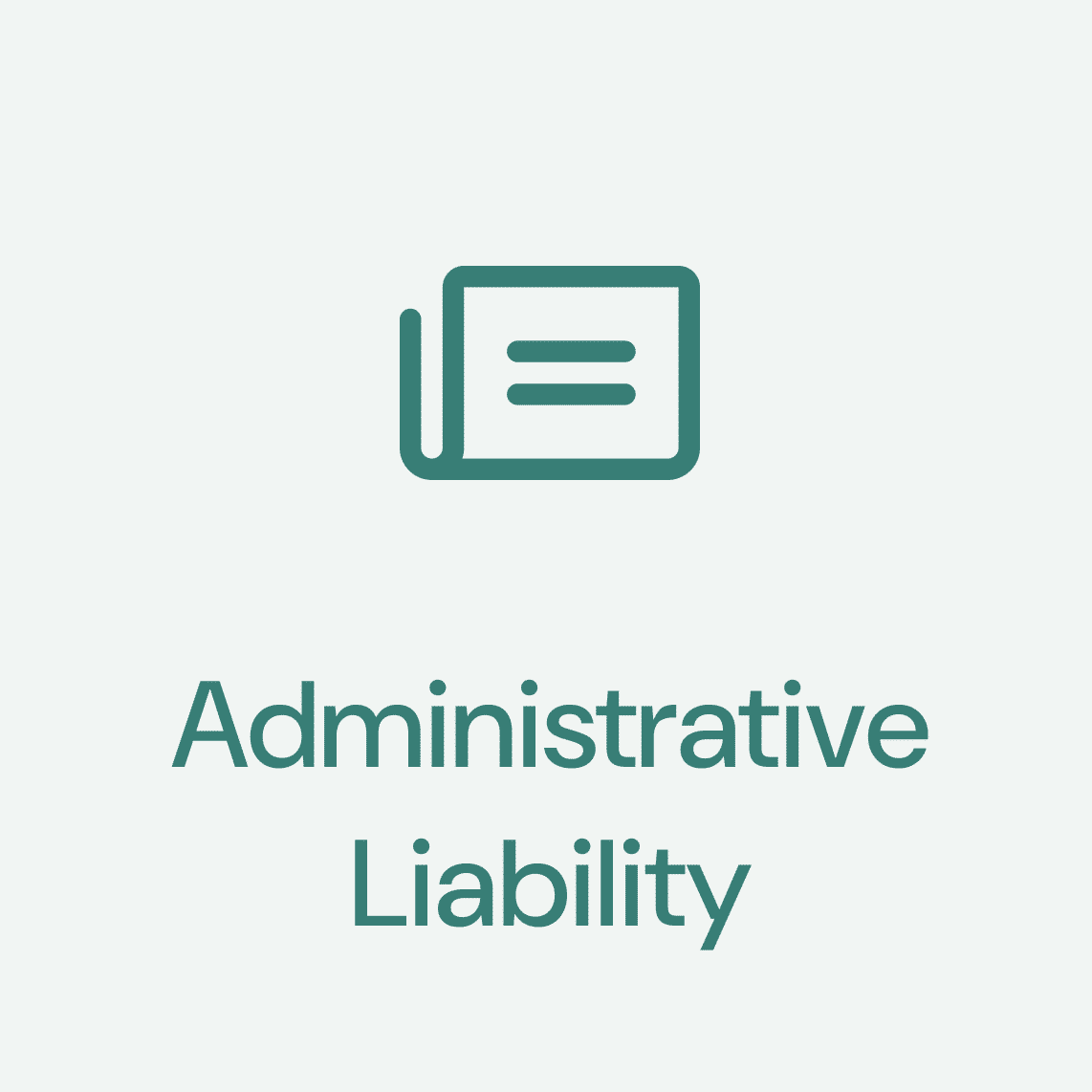 Icon: Administrative Liability