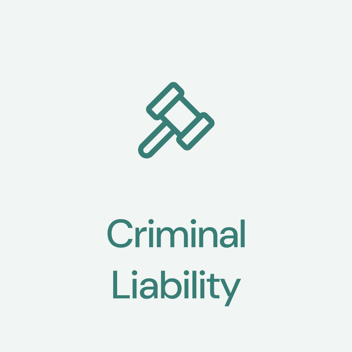 Icon: Criminal Liability
