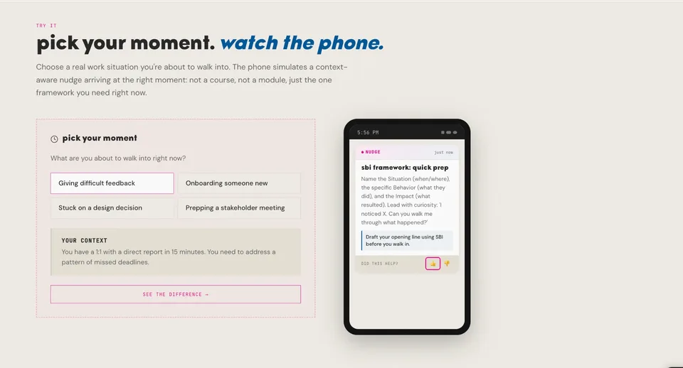 the moment picker and the phone